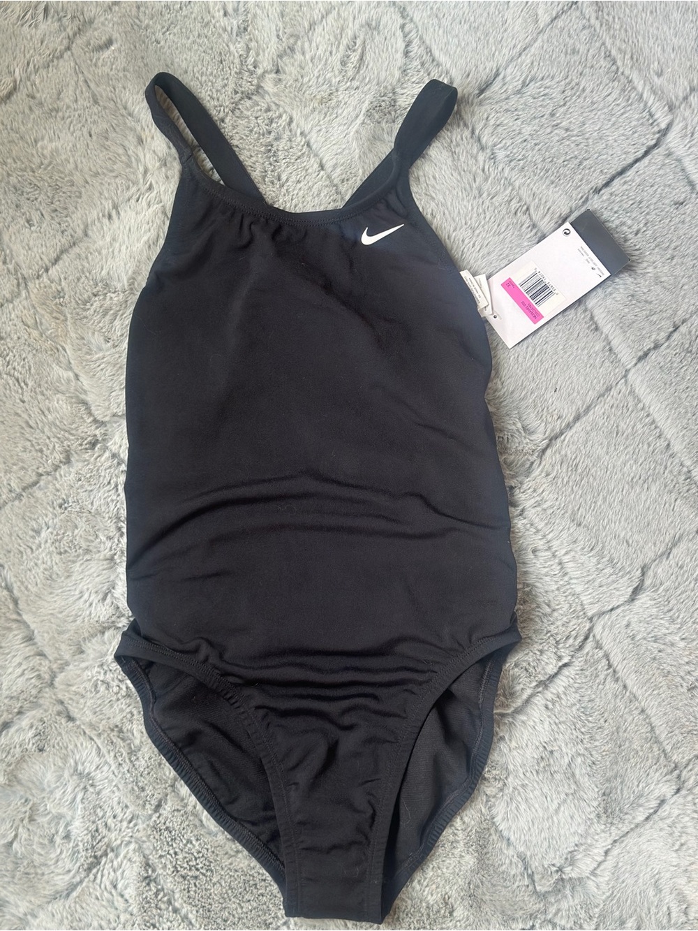 Nike Black Swim Suit with White Swoosh